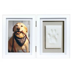 PEARHEAD Рамка за снимка и отпечатък за домашен любимец WHITE