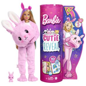 Barbie® Cutie Reveal™ кукла с плюшен костюм Зайче
