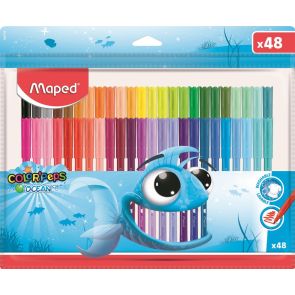 Maped Комплект флумастери Color Peps - Ocean, 48 цвята