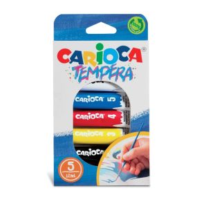 Carioca Темперна боя 5 цвята в тубички