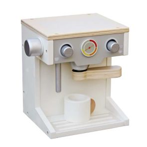 GINGER HOME Дървена играчка КАФЕМАШИНА за Espresso WHITE/GREY