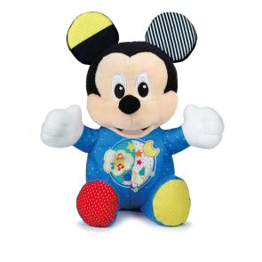 CLEMENTONI BABY Плюшена играчка Mickey Mouse със звук и светлина
