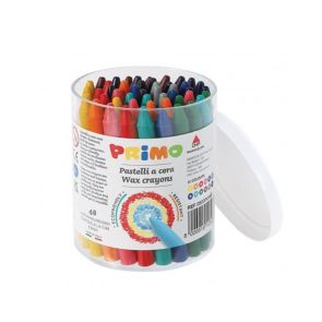 Primo Комплект восъчни пастели 48 броя, 12 основни цвята