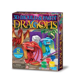 4М Отлей и оцвети 3d фигурки дракони 