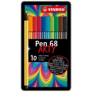 Stabilo Комплект флумастери Pen 68 Arty 10 цвята