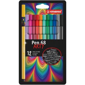 Stabilo Комплект флумастери Pen 68 Arty 12 цвята