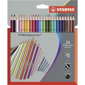 Stabilo Комплект цветни акварелни моливи 24 цвята