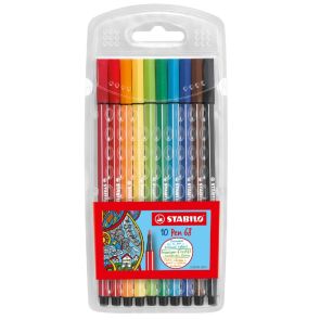 Stabilo Комплект флумастери Pen 68 10 цвята