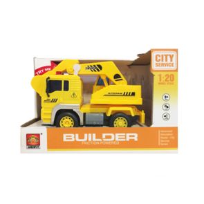 City Service Камион строителен Builder Багер 1:20