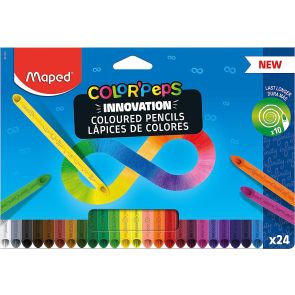 Maped Цветни моливи Color Peps - Infinity 24 цвята