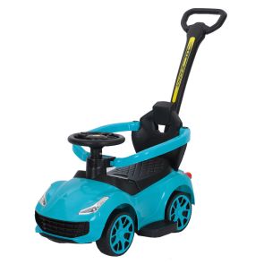 Кола за возене Ride-On B Super с родителски контрол Синя