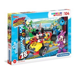 CLEMENTONI 104ч. Пъзел Mickey and the Roadster Racers