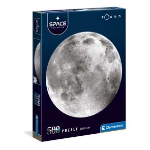 CLEMENTONI 500ч. Пъзел SPACE COLLECTION ROUND Moon