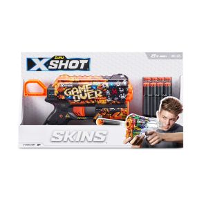 X Shot SKINS Бластер с 8 меки стрели Flux 36516