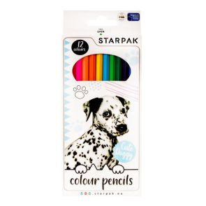 STARPAK цветни моливи 12 бр. Далматинец