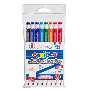CARIOCA Комплект маркери за бяла дъска 2.8 мм - 8 цвята 42920