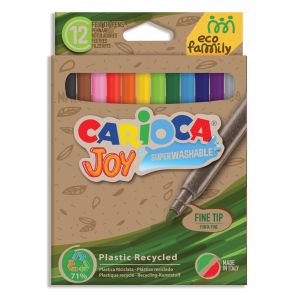 CARIOCA Флумастери Joy Eco Family 12 цвята