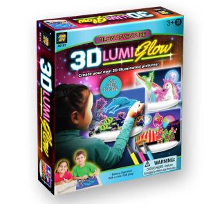 AM-AV Светеща Дъска за Рисуване 3D Lumi Glow 