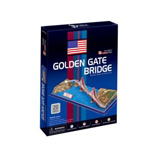 CubicFun 3D Пъзел GOLDEN GATE BRIDGE C078h