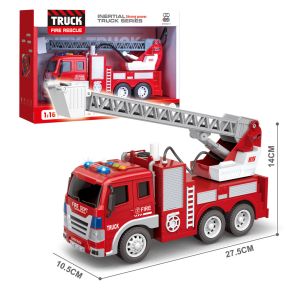 NTOYS Пожарна кола с водно оръдие Fire Rescue 1:16