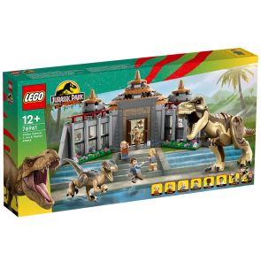 LEGO Jurassic World Център за посетители с Рекс и Раптор 76961