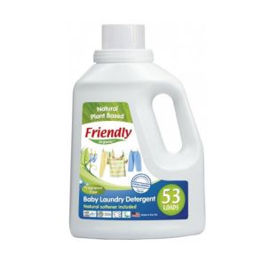 Friendly Organic Концентриран гел за пране на бебешки дрехи с омекотител Без аромат- 1.57л