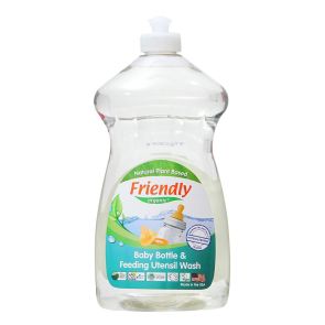 Friendly Organic Препарат за ръчно измиване на бебешки шишета и съдове 739 мл.