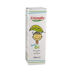 Friendly Organic Бебешко олио с органично масло от маслина и бадем 100 мл. FR-00966