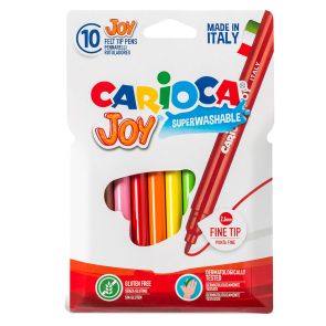 Арго Carioca JOY Флумастери суперизмиваеми 10 цвята