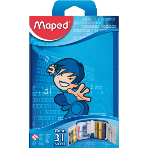 Maped Несесер момче единичен, пълен 31 части