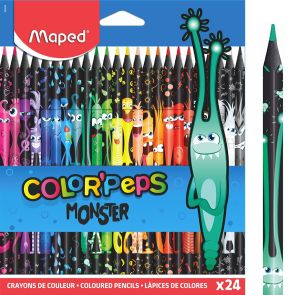 Арго Maped Color’Peps Monster Цветни моливи 24 цвята