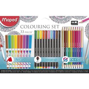 Арго Maped Colouring Set Комплект за рисуване 33 части