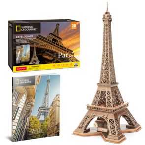 CubicFun Пъзел 3D National Geographic Eiffel Tower (Paris) 80ч.