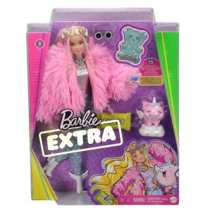 BARBIE EXTRA Кукла с пухкаво розово яке