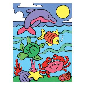Royal Комплект за рисуване с акрилни бои Морски животни