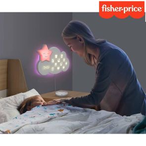 Fisher-Price® Интерактивна система за стена "Облаче Лека Нощ" - Lumalou™ 3 в 1 GWM53
