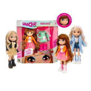 UNIQUE EYES Кукла с реалистични очи с допълнителен тоалет