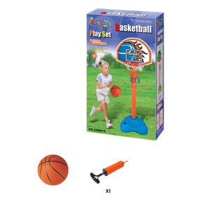 King Sport Баскетболен кош с топка, регулиращ се по височина ZY004890/20881K