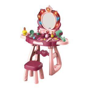 Bowa Тоалетка Make Up Desk със столче и светещо огледало