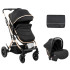KIKKA BOO Комбинирана количка 2в1 KAIA BLACK