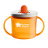 TOMMEE TIPPEE Неразливаща се чаша с дръжки 190 мл. 4+м FIRST CUP ОРАНЖЕВА
