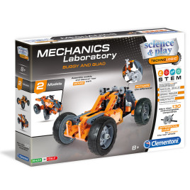 CLEMENTONI Конструктор 130 елемента БЪГИ MECHANICS
