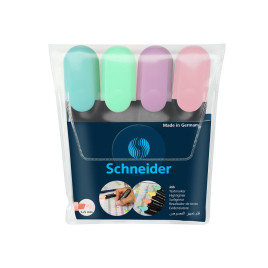 Schneider Текстмаркер Job Pastel 4 цвята