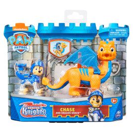 PAW PATROL Rescue Knights Чейс с дракона Драко