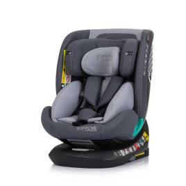 CHIPOLINO Стол за кола SUPREME 360 I-SIZE (40-150 см) ГРАНИТ
