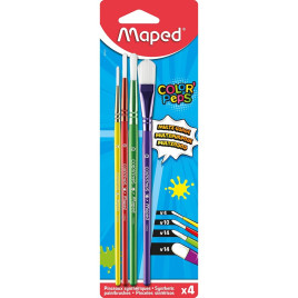 Maped Комплект четки за рисуване Color Peps Pastel 4 броя
