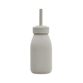 KIKKA BOO Шише със сламка 200мл PLATINUM SILICONE SAND