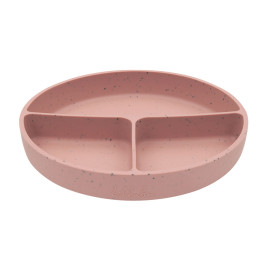 KIKKA BOO Чиния с отделения 600 мл. PLATINUM SILICONE BLUSH