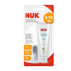 NUK Чесалка пръстче за масаж + паста за зъби