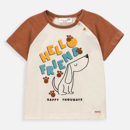 Coccodrillo Тениска Happy Retro Boy Newborn приятел 68-86